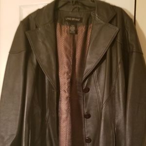 Lane Bryant leather jacket/blazer